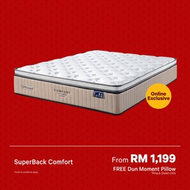 [Online Exclusive] Orthorest SuperBack Comfort Mattress
