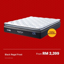 [Online Exclusive] Black Edition Regal Frost Mattress