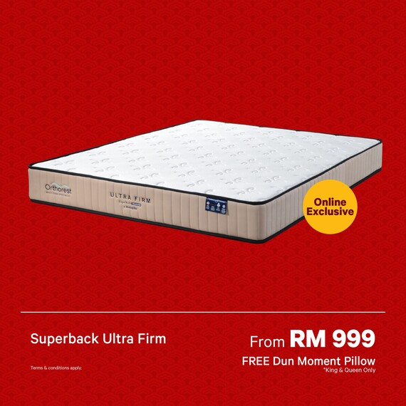[Online Exclusive] Orthorest SuperBack Ultra Firm Mattress